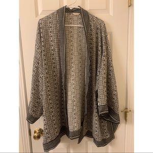 Black and White Kimono